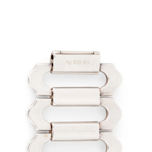 Bracelet HERMES - Bracelet Argent modèle Ondine 58 Facettes 1