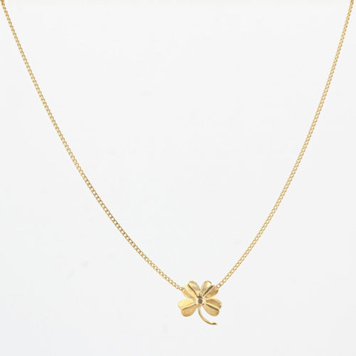 Collier Collier or jaune perle trèfle 58 Facettes 22-314