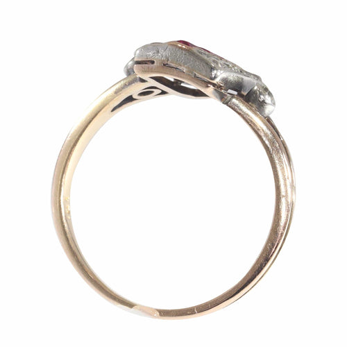 Bague 57 Bague diamant et rubis 58 Facettes 22321-0041