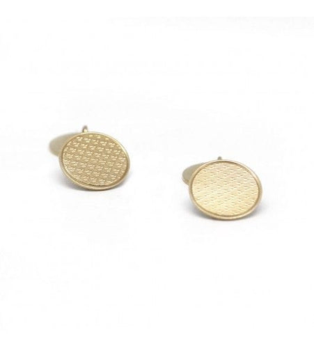 Boutons de manchette Jaune / Or 750 Boutons de manchettes Or jaune 58 Facettes 180130R