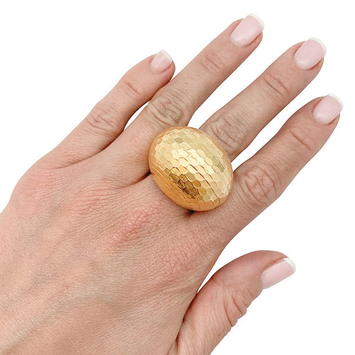 Bague 53 Bague Pomellato, "Duna", or jaune. 58 Facettes 31406