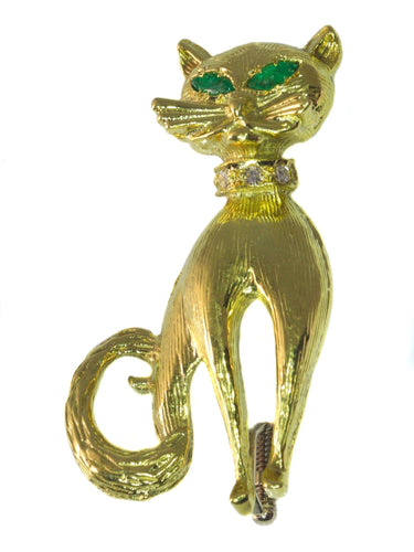 Broche Broche diamant & émeraude 58 Facettes 21361-0222