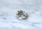 Bague Bague dôme anneaux platine 58 Facettes