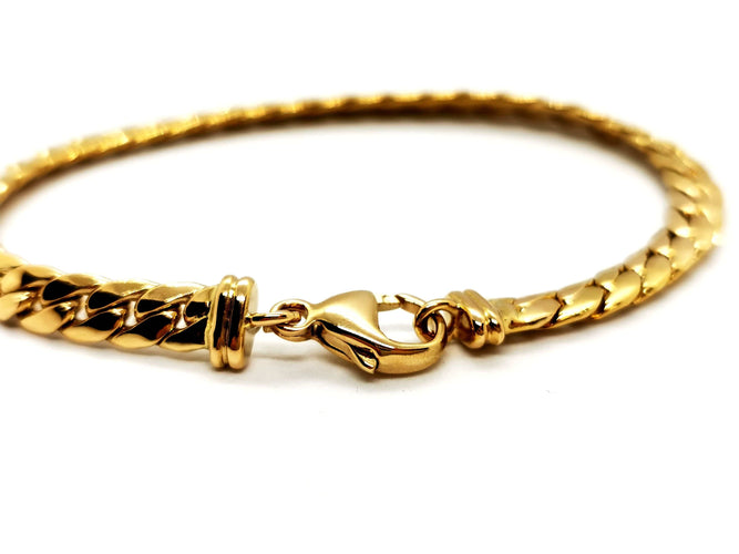 Bracelet Bracelet Maille anglaise Or jaune 58 Facettes 1089690CD