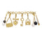 Bracelet Bracelet Louis Vuitton, "Idylle", breloques, or jaune, or blanc, perles. 58 Facettes 33013