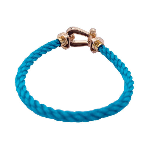 Bracelet Bracelet Fred, "Force 10", or rose et acier. 58 Facettes 32377