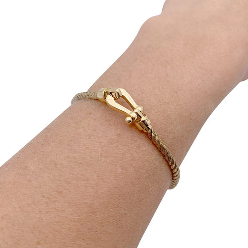 Bracelet Bracelet Fred, "Force 10", or jaune. 58 Facettes 33216