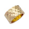 Bague 55 Bague Chanel, Matelassé, or jaune. 58 Facettes 32480
