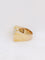 Bague 54 Bague tank Or jaune Platine Diamant 58 Facettes J135