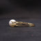 Bague 55 Bague Perle Or jaune 58 Facettes