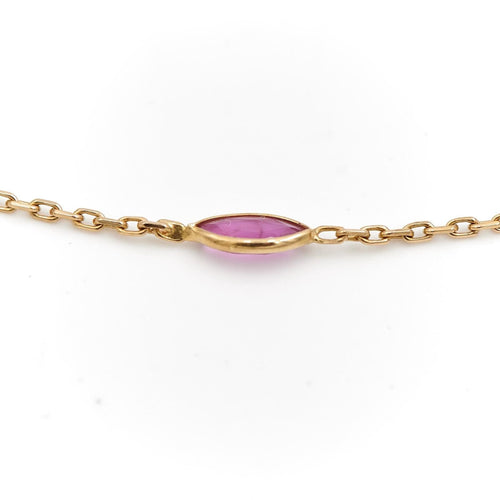Collier Collier Or jaune Rubis 58 Facettes 1969321CN