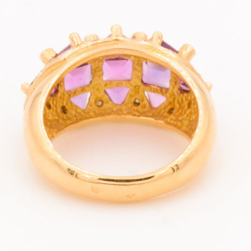 Bague 54 Bague Vintage Or jaune Améthyste 58 Facettes 1969305CN