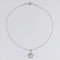 Pendentif Pendentif et sa chaine en or blanc et diamants 58 Facettes 22-528