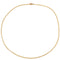 Collier Chaine maille gourmette limée or jaune 58 Facettes 15-244