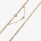 Collier Chaine ancienne or rose maille ajourée 58 Facettes 07-056
