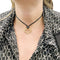 Collier Collier Cartier, "Trèfle Gothique", or jaune et diamants. 58 Facettes 33408