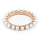 Bague 53.5 Ginette NY Bague Alliance Maria Or rose Perle 58 Facettes 2393893CN