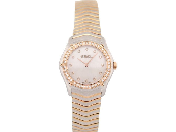 Montre montre EBEL classic wave sport 27 mm quartz diamants 58 Facettes 258008