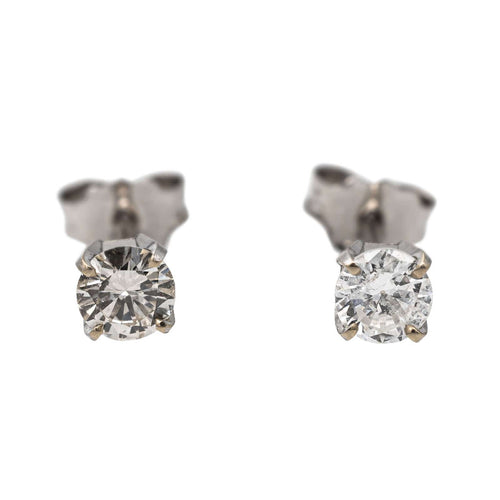 Boucles d'oreilles Boucles d'oreilles Puces Or blanc Diamant 58 Facettes 2656392CN
