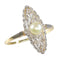 Bague 58 bague marquise diamants perles Art Déco 58 Facettes 23271-0581