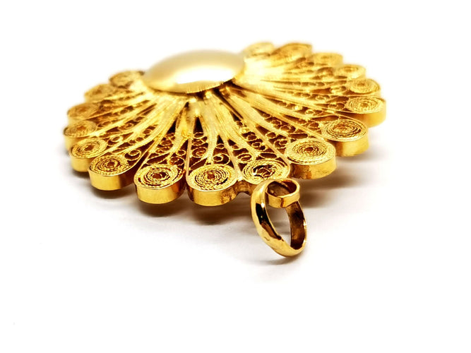 Pendentif Pendentif Paon Or jaune Diamant 58 Facettes 1141236CD