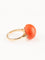 Bague Bague en or jaune et corail 58 Facettes