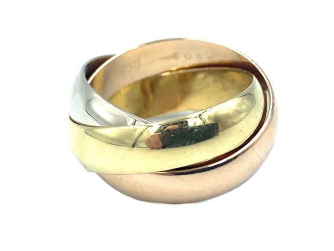 Bague CARTIER. Collection Trinity, alliance 3 ors GM 58 Facettes