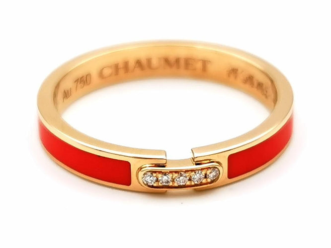Bague 53 Chaumet Bague Liens Or rose Diamant 58 Facettes 1783565CN