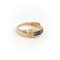 Bague 53 Bague Jonc Or jaune Saphir 58 Facettes 1639193CN