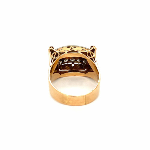 Bague 52 Bague Art Déco Diamant 58 Facettes