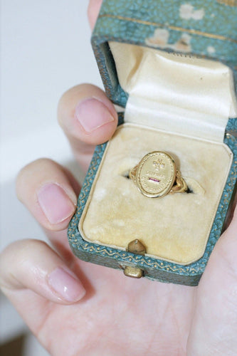 Bague Bague ancienne A.AUGIS 58 Facettes