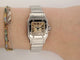 Montre vintage montre CARTIER santos galbee 2423 24 mm automatique acier 58 Facettes 251176