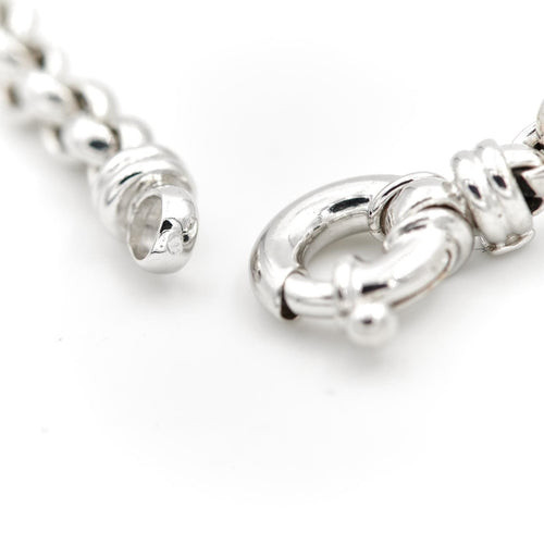 Collier Collier Maille Jaseron Or blanc 58 Facettes 1931131CN