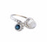 Bague BAGUE "TOI & MOI" DIAMANT & SAPHIR 58 Facettes BO/220094