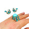 Boucles d'oreilles Parure Cartier Paris, turquoises et diamants. 58 Facettes 30646/30347