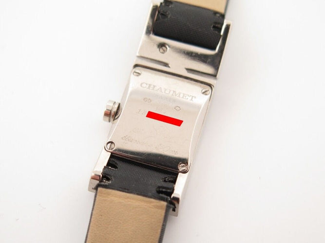 Montre montre CHAUMET lien 38mm or blanc 18k diamants quartz 58 Facettes 257201