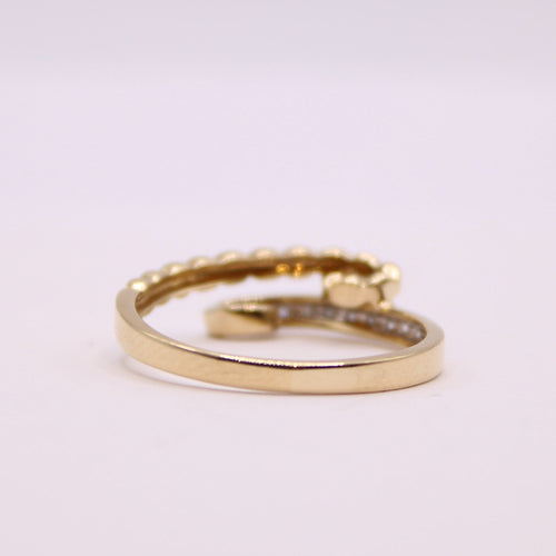 Bague BALMAIN - bague Or jaune, diamants 58 Facettes