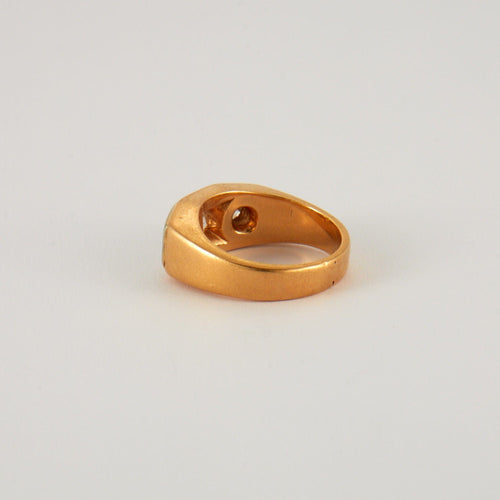 Bague 55 Bague Rétro 3 Diamants 58 Facettes EL2-68