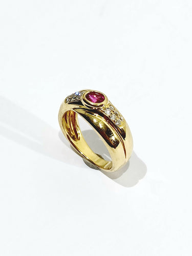 Bague 51 Bague Diamants et Rubis 58 Facettes 3108/1
