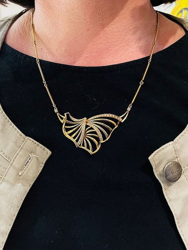 Collier COLLIER MODERNE DIAMANTS 58 Facettes 044231