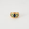 Bague 50 Bague Saphir Emeraudes & Rubis 58 Facettes ALGU12