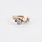 Bague 56 Bague or jaune Toi & Moi perle diamants 58 Facettes