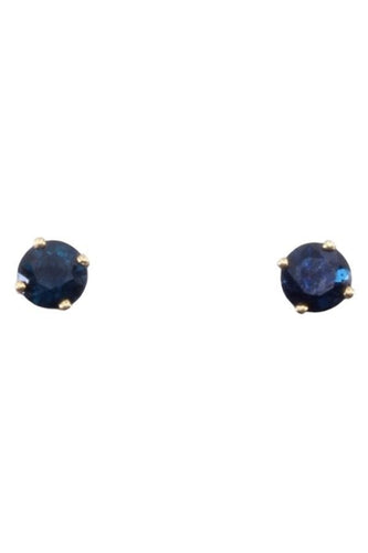 Boucles d'oreilles CLOUS SAPHIRS 58 Facettes 080321