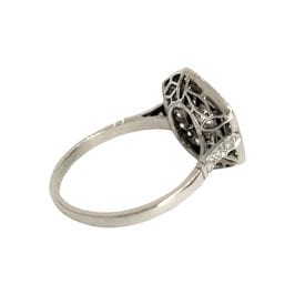 Bague 54.5 Bague Art Déco onyx et diamants 58 Facettes 1-1200/1