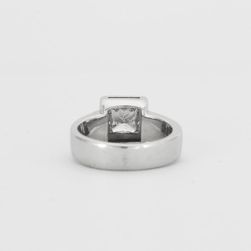 Bague BAGUE SOLITAIRE DIAMANT PRINCESSE 58 Facettes
