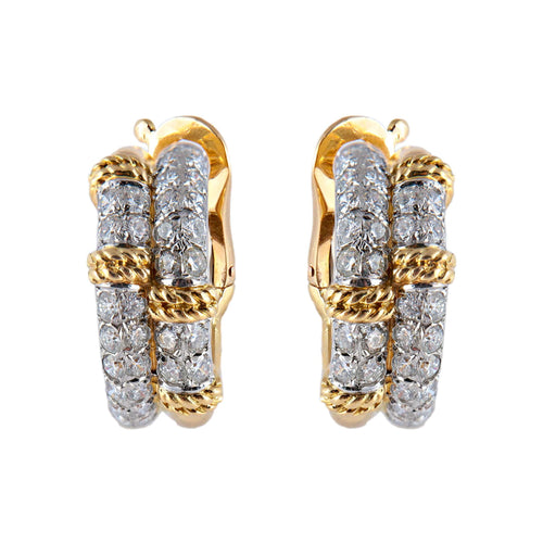 Boucles d'oreilles FRED - Boules d'oreilles Isaure Diamants 58 Facettes