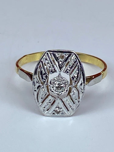 Bague 52 Bague 2 Ors, diamants 58 Facettes