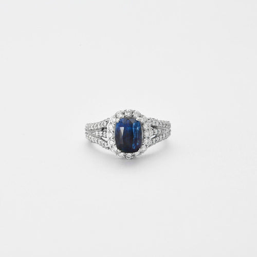 Bague 54 Bague Saphir Ceylan 3cts 58 Facettes