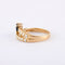 Bague Bague saphir et double pavage diamants 58 Facettes 1007