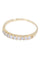 Bague 51 Demi alliance Or jaune Diamants 58 Facettes 081291